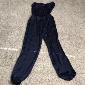 Blue Strapless Jumper